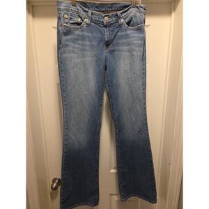 LUCKY BRAND Women Light Blue Dungarees Sweet Low Jeans Size 30 Regular